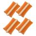 4 Pi ces Lot de 4 Peignes Antipelliculaires Double Face Dents Fines en Bambou Couleur Abricot Peignes Nettoyants pour Cuir Chevelu Sec et Animaux Outil de Toilettage Polyvalent