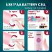 AGARO Rex Dlx Sonic Electric Toothbrush for Kids - 6 Modes 2 Brush Heads Soft Bristles Pink | AA Battery Power - Buy Online on GoSupps.com