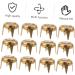 COHEALI 150 Pcs Four Claw Drill Nail Brass Fittings Leather Studs -jaw Iv Diy Cloth Material Degreasing Shoe Goldenx3pcs 0.6X0.6CMx3pcs - Buy Online on GoSupps.com