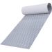 EVA Foam Boat Decking Sheet | Non-Slip Waterproof Marine Flooring for Fishing Boat, Yacht, Motorboat, Kayak, Surfboard, RV | Self-Adhesive Faux Teak Sea Deck with Seam Lines | 74.8 x 27.5 Inches | Light Gray + Blue - Buy Online on GoSupps.com