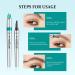 3 PCS Silk Fiber Mascara for Longer and Voluminous Eyelashes - Waterproof, Smudge-Proof All Day - Includes Eyeliner and Eyebrow Pencil - 3 Pack - Buy Online on GoSupps.com