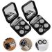 Buy Gatuida 10 Set Colored Glasses Holder - Stylish Makeup & Eye Organizer | Portable Travel Case - Buy Online on GoSupps.com