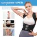 Back Brace Posture Corrector for Men & Women | Adjustable Upper Back Straightener for Pain Relief | Large Black Clavicle & Shoulder Support - Buy Online on GoSupps.com