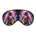 Astronaut Universe Fantasy Glaxy Funny Sleep Mask Blindfold Eye Cover with Adjustable Strap for Sleeping Light Blocking Men Women