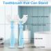 Kids U-Shaped Toothbrush - Food Grade Silicone, Ages 2-4, Blue - Buy Online on GoSupps.com