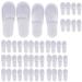 KRISMYA 24 Pairs Spa Slippers,Closed Toe Disposable Slippers,Non-Slip Slippers Fit Size for Men and Women for Hotel Home Guest Used,White