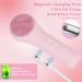 Buy Silicone Face Scrubber Exfoliator - Waterproof Rechargeable Facial Brush for Deep Cleansing & Massage - Ideal for Men & Women (Pink - Buy Online on GoSupps.com