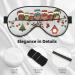 Buy Cute Christmas Owls on Branch Unisex Sleeping Eye Mask | Soft Adjustable Eye Mask for Comfortable Sleep - Buy Online on GoSupps.com