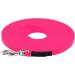 LENNIE BioThane Tracking Leash for Dogs 15-25kg - 1m Neon Pink Durable & Lightweight - Buy Online on GoSupps.com