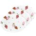 3-Pack Cleaning Kitchen Sponges Oval Cute Strawberry Kitchen Cellulose Dishwashing Wood Pulp Cotton