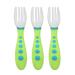 NUK Kiddy Cutlery Green 18+ Months 3 Toddler Forks