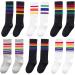 KESYOO 6 Pairs Cotton Knee High Socks for Unisex 1-3 Years, Assorted Color - Calf Length Tube Stockings - Buy Online on GoSupps.com