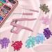 CENOZ 300 Sets T5 Plastic Snap Buttons with Pliers - Colorful Metal Snaps for Clothes Sewing, Crafting (PINK) - Buy Online on GoSupps.com
