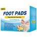 Foot Pads, 100 Ginger Foot Pads and 100 Adhesive Sheets for Anti-Stress Relief Improving Sleeping, Deep Natural Cleansing Anti Swelling Ginger Foot Pads for Foot Care