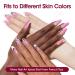 Gellen French Tip Press on Nails - 150 pcs Soft Gel Pink Square Short Tips 3-in-1 Pre-French Full Cover Nail Art 15 Sizes Easy Application - Buy Online on GoSupps.com