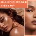 Polvo De Hadas Body Face Glitter Highlighter Stick - Natural Sparkle Blusher & Smooth Highlight Makeup - 2.33oz Gold 01 - Buy Online on GoSupps.com
