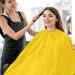 Hair Cutting Cape for Men - Adjustable Yellow Barber Cape for Professional Salon Use - Buy Online on GoSupps.com