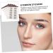 Didiseaon 6pcs Eyebrow Stickers Brow Stickers Eyes Artificial Eyebrow Tattoos Eyebrow Trimming Cosmetic 3d medium Brown - Buy Online on GoSupps.com