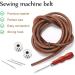 Magicfour Sewing Machine Leather Belts 71 3/16 - 2 Pcs with Hook for Singer/Jones Sewing Machine - Buy Online on GoSupps.com