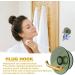 Takluu Plug-In Cable Holder | Multi-Purpose Drill-Free Organizer Hook for Bathroom & Kitchen | Translucent Green Toothbrush & Towel Holder - Buy Online on GoSupps.com