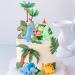 6Pcs Dinosaur Cake Toppers - 3D Dinosaur Cake Decorations Cake Decorations for Boys Dinosaur Birthday Decorations Dinosaur Decorations Dinosaur Party Decorations Dinosaur Party Birthday (6)