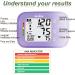 Wrist Blood Pressure Monitor with Irregular Heartbeat Detection and Large Display - Purple | Digital Automatic BP Cuff Monitors for Home Use - 120 Memories, Adjustable Cuff - Buy Online on GoSupps.com