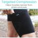 Vive Thigh Brace - Adjustable Compression Sleeve for Hamstring Quad Support - Ideal for Muscle Sprains, Tendinitis, Sciatica, and Sports Recovery - Men Women (Black) - Buy Online on GoSupps.com