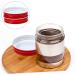 VINTORKY 12pcs Mason Jar Lids Mason Cup Lids Kitchen Storage Accessories Mason Jar Drinking Lids Regular Canning Lids Regular Mouth Lids Screw Jar Lid Caps Ingredients Metal Tinplate Child 7x7x1.5cm Red - Buy Online on GoSupps.com