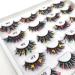 Allayu 2piece Professional Eyelashes With Glitter Lightweight Comfort Long-Lasting Wear Glittery Eyelashes With Sequins Plastic Q-43 - Buy Online on GoSupps.com