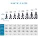 Hifisher Fishing Rod Tip Repair Kit - 40pcs Top Guides, Epoxy Resin, Stainless Steel Ceramic Ring Tips - Buy Online on GoSupps.com