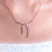 Oralgos Hip Hop Bow Loop Collarbone Chain Necklace - Adjustable Zircon Bowknot Jewelry for Daily Wear - International Shipping - Buy Online on GoSupps.com