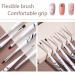 Flywave 8-Piece Gel Brush Set for Nails | Acrylic Nail Art Tools | Professional Gel Painting Brushes - Buy Online on GoSupps.com