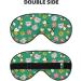 Flying Bees Print Sleep Eye Mask - Soft Blindfold with Elastic Strap for Travel & Night Sleeping - Buy Online on GoSupps.com