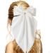 Bows for Women - Satin Elegant Hair Bows with Spring Clip | Large Decorative Hair Barrettes Multifunctional Hair Accessories for Women Females Girls Ladies White - Buy Online on GoSupps.com