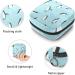 Shop Multicolored Penguin Ladies Napkin Storage Bag - Portable Period Pocket for Women Teenagers & Girls | Menstrual Cups & Breastfeeding Pillow Holder - Buy Online on GoSupps.com