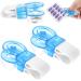 Txkrhwa 4Pcs Portable Pill Taker Reusable Pill Taker Remover with Pill Box No Contact Easy to Take Pill Out Tool Plastic Pills Blister Pack Opener Pill Taker Household Gadgets for Seniors the Disabled