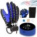 DZKJ Robotic Gloves for Stroke Rehab Hemiplegia Finger Rehabilitation Trainer Robot Gloves for Senior & Arthritis Relieve Wrist Pain Gloves Orthosis Products Right M