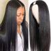 Sooolavely 18 Inch U Part Human Hair Wigs for Black Women Straight Beginner Friendly Unprocessed Brazilian Virgin Human Hair Wig Glueless Hair 150% Density Natural Color 18 Inch straight