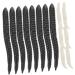 40pcs Simulated Maggot Plastic Flexible Earthworm
