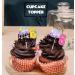 18pcs Colorful Glitter Roller Skates Happy Birthday Dessert Cupcake Topper 80s 90s Retro Hip Hop Roller Skating Theme Decor Supplies Boys Girls 6th Happy Birthday Party Decorations 06 - Buy Online on GoSupps.com