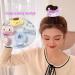 Ocroyea Kawaii Women Face Wash Headband Wristband Set - Cute Cartoon Spa Headband for Makeup and Skincare - Purple - Buy Online on GoSupps.com