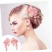 MAGICLULU 3 Pairs Hairpin Fringe Outfit Crystal Decor Hanfu Hair Hair Accessories Hair Accessories for Hair Pin Bell Hair Clamps Miss Clothing Alloy Pink Wedding - Buy Online on GoSupps.com