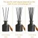 200 PCS Fiber Chopsticks Aroma Diffuser Sticks - 24cm Scented Fragrance Sticks for Room Diffusers - Cotton Black Diffuser Sticks for Home & Office - Buy Online on GoSupps.com