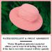 Palmyth Head Net Hat - Sun Protection Safari Hat in Coral | Lightweight & Breathable - Buy Online on GoSupps.com