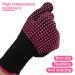 Kuryt Heat Resistant Gloves for Hair Styling - 1 Pair | Non-Slip Silicone Protection, Ideal for Hairdresser Irons, Wands, Flat Irons, and Hot-Air Brushes - Buy Online on GoSupps.com