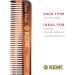 Kent 20T Handmade Folding Pocket Comb for Men Fine Tooth Hair Comb Straightener for Everyday Grooming Styling Hair Beard or Mustache Use Dry or with Balms Saw Cut Hand Polished Made in England Pack Of 3 - Buy Online on GoSupps.com