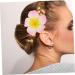 DRESSOOS 1pc Floral Decorations Plumeria Hair Pin Wedding Headpiece for Bride Hawaii Decor Flowers Decoration Flower Decorations Hawaiian Hair Flower Bridal Headdress Pink Miss Comb Pearl - Buy Online on GoSupps.com