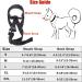 ILEPARK Adjustable Fabric Dog Muzzle - Stop Biting Barking & Chewing - Breathable & Comfortable (Large Black) - International Shipping Available - Buy Online on GoSupps.com