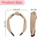 VOCOSTE Knotted Headband for Women Non-Slip Fashion Hair Accessories Khaki - Buy Online on GoSupps.com