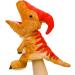 Lilizzhoumax Parasaurolophus Hand Puppet Plush Toy - Interactive Dinosaur Stuffed Animal for Kids | Educational Role-Playing Toy & Home Decor - Buy Online on GoSupps.com